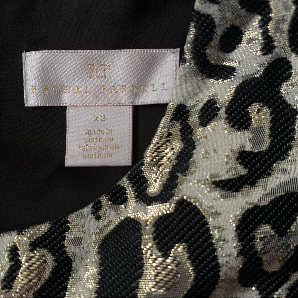 Rachel Parcell Metallic Leopard Print Puff Sleeve Dress - Picture 8 of 13